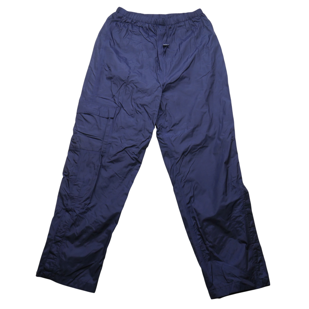 Coleman Pants Mens Large Rain Wind Nylon Cargo Outdoor Hiking Fishing Drawstring